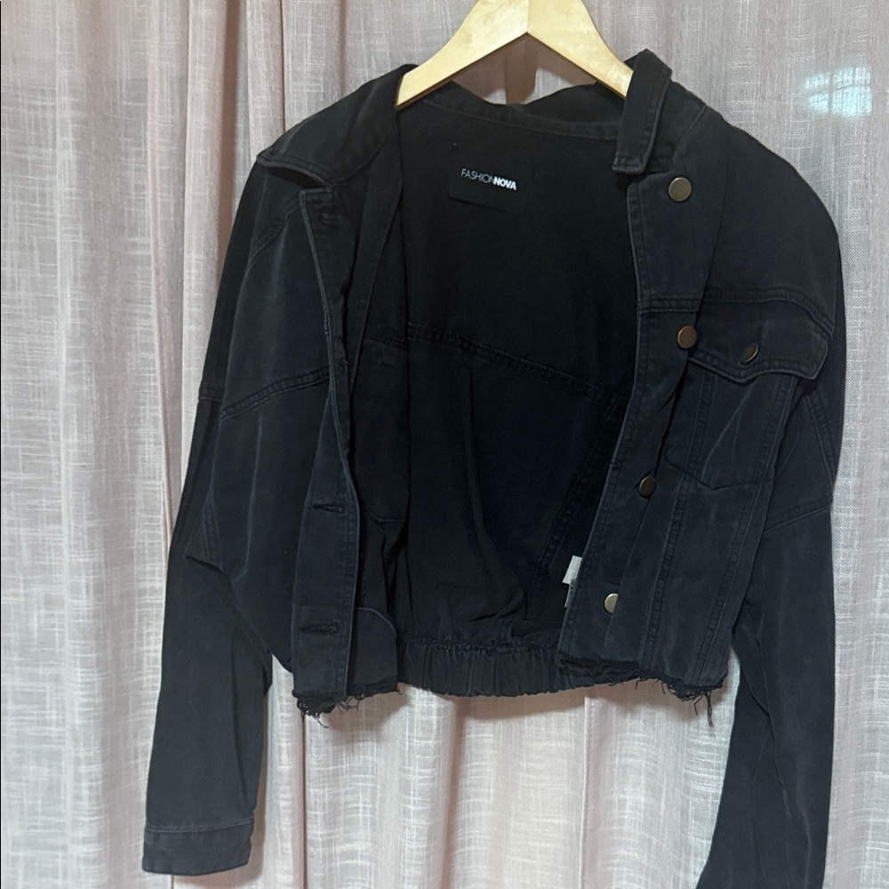 Fashion Nova Dark Jean Jacket